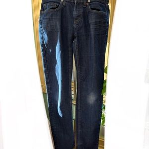 Land’s End Canvas dark wash straight jeans